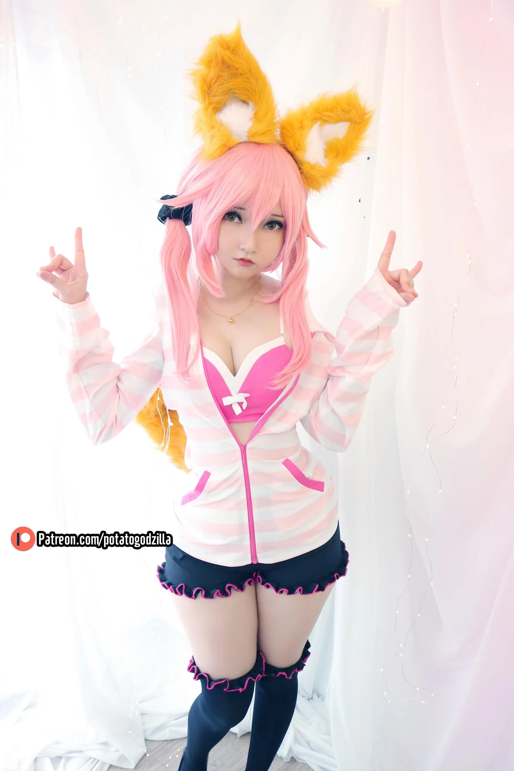Potato Godzilla – NO.76 Tamamo School Uniform [50P]插图1